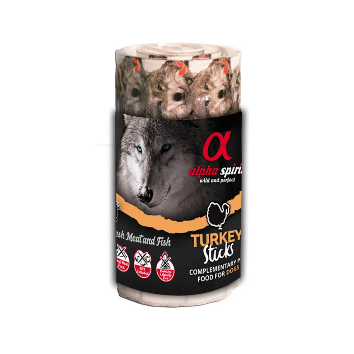 Alpha Spirit Spirit Canine Snack Pavo Caja 16x35 gr