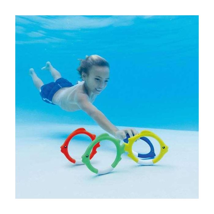 Intex Juegos Acuatico Fun Peces Aros Blister 4 Piezas Edad Mínima 36 Meses 5