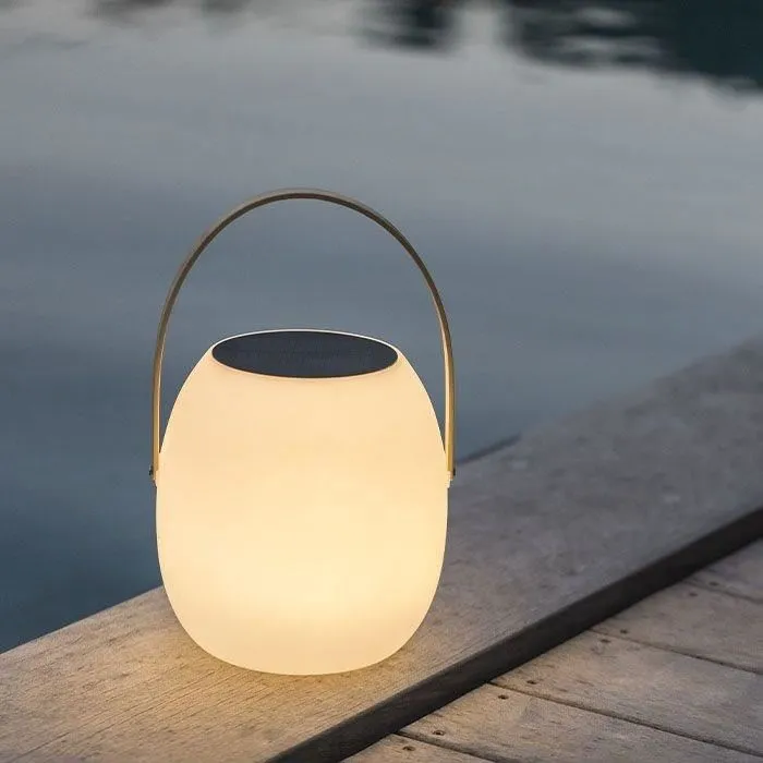 Lumisky Lámpara solar portátil JIMMY LED blanco Al. 34 cm Puerto de carga USB 1