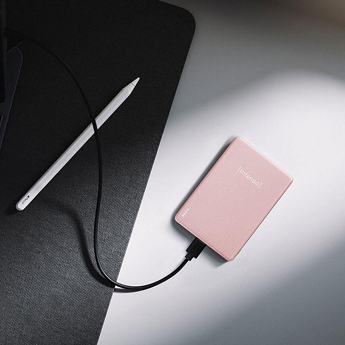 Intenso MW5000 Powerbank MagSafe Magnético Rosado 5000mAh Carga Inalámbrica USB-C para iPhone 8 Intenso MW5000 Powerbank MagSafe Magnético Rosado 5000mAh Carga Inalámbrica USB-C para iPhone 8