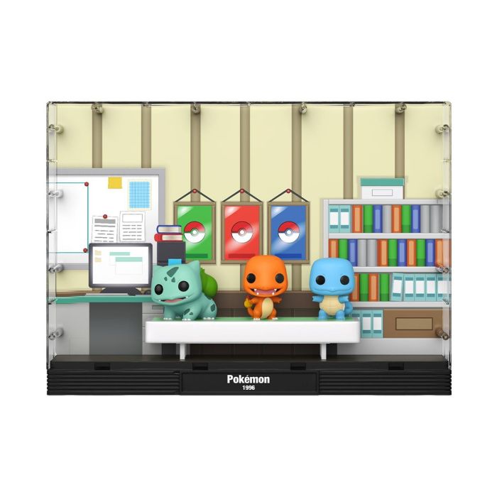 FUNKO POP Moments Deluxe Pokemon: Bulbasaur, Charmander, Squirtle 1996 - Figura Coleccionable 1