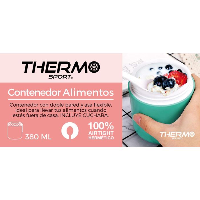 Prb Hermético Comida Doble Pared 380 ml Therm - Thermosport (12 Unidades) 7 Prb Hermético Comida Doble Pared 380 ml Therm - Thermosport (12 Unidades) 7