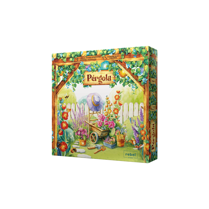 Rebel Juego de Mesa Pérgola REGAR0101ES Juego de estrategia y jardinería para diseñar tu propio jardín