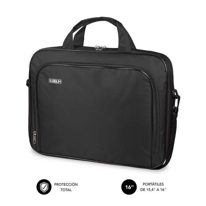 SUBBLIM Maletin Oxford Laptop Bag 15,4-16" Black 0 SUBBLIM Maletin Oxford Laptop Bag 15,4-16" Black 0