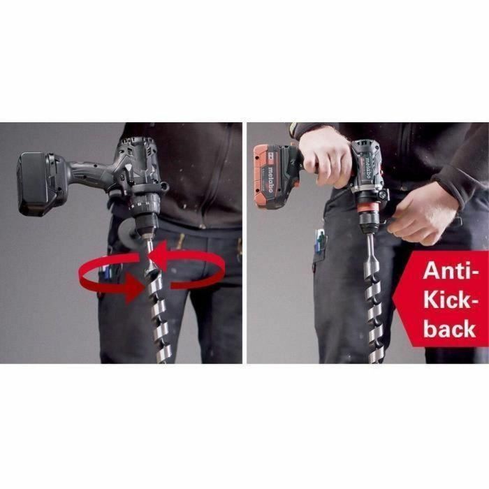 Metabo Taladro Atornillador a Batería BS 18 LTX BL QI 18 V con MetaBOX 145 L 16