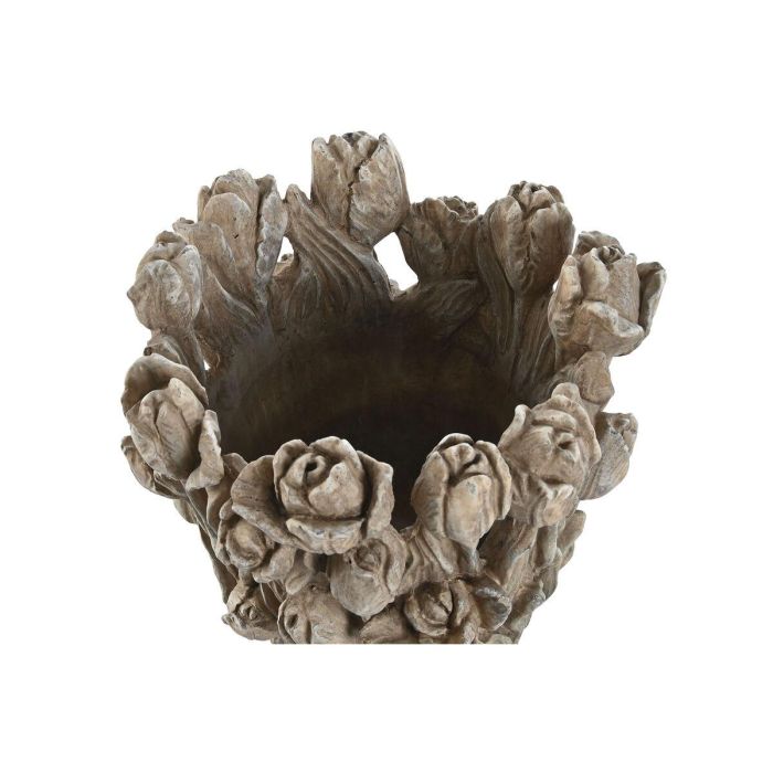 Jarron Shabby DKD Home Decor Gris 27 x 32 x 29 cm 1 Jarron Shabby DKD Home Decor Gris 27 x 32 x 29 cm 1