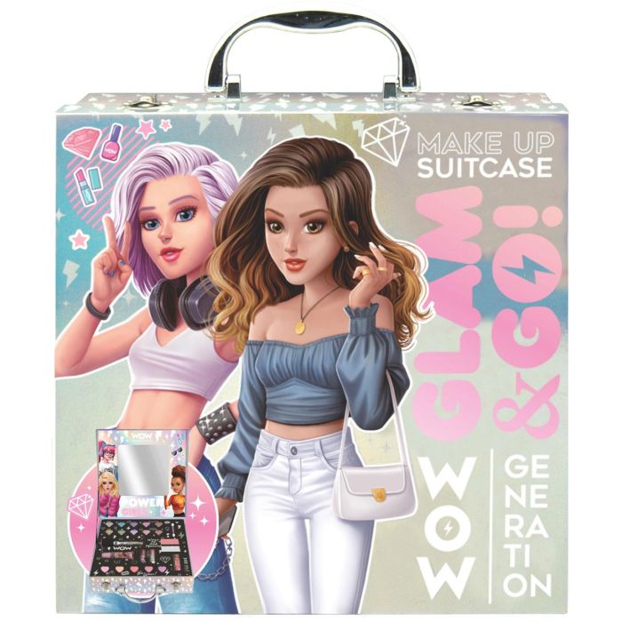 Maletin maquillaje glam and go wow generation con 23 piezas. incluye sombras, brillos, espejo, pintalabios etc. 1 Maletin maquillaje glam and go wow generation con 23 piezas. incluye sombras, brillos, espejo, pintalabios etc. 1