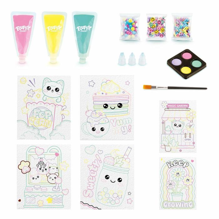 Canal Toys ART 019 - Kit de Pintura Fluffy Paint Art Lab CTART019 para Niños 11