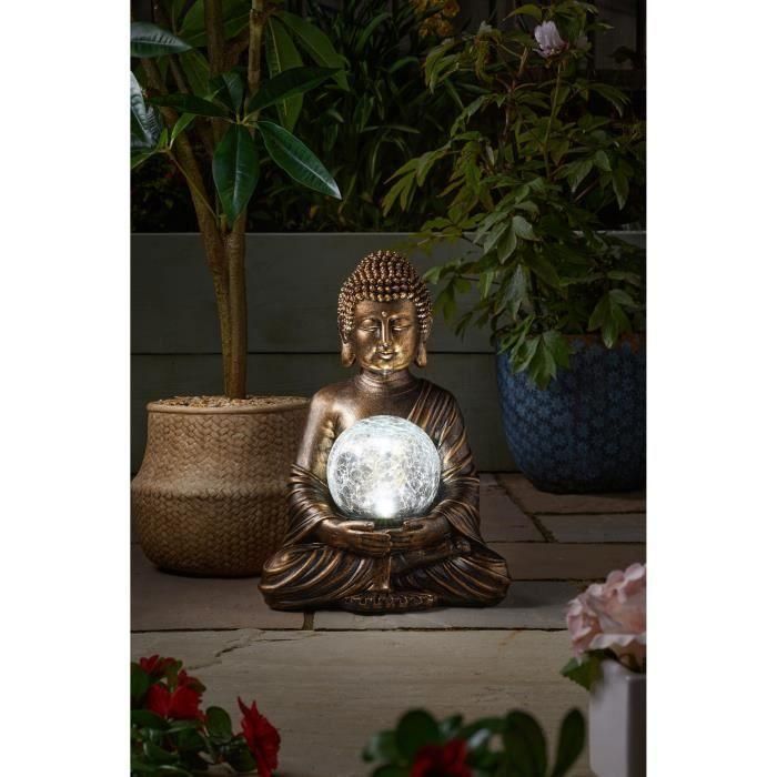Smart Garden SMA5050642089005 Globo terráqueo con Buda y Solitario 1 Smart Garden SMA5050642089005 Globo terráqueo con Buda y Solitario 1