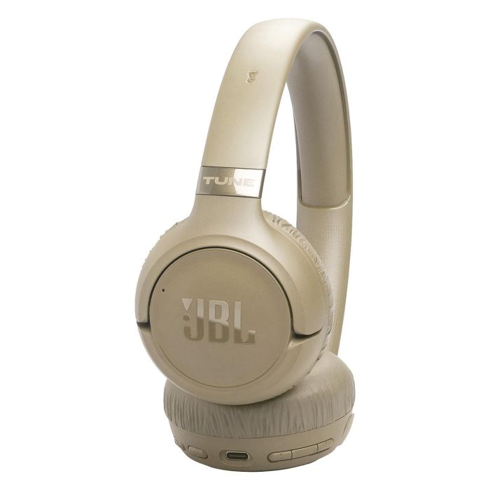 JBL Tune 680NC Auriculares Bluetooth Diadema con Cancelación Activa de Ruido (ANC) - Conectividad Inalámbrica y Alámbrica, 50h Autonomía, Plegables, Color Beige 5