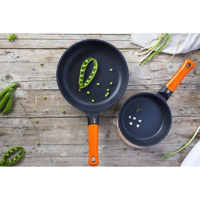 Sartén BRA Aluminio Forjado Ø 20 cm Negro Naranja 10 Sartén BRA Aluminio Forjado Ø 20 cm Negro Naranja 10