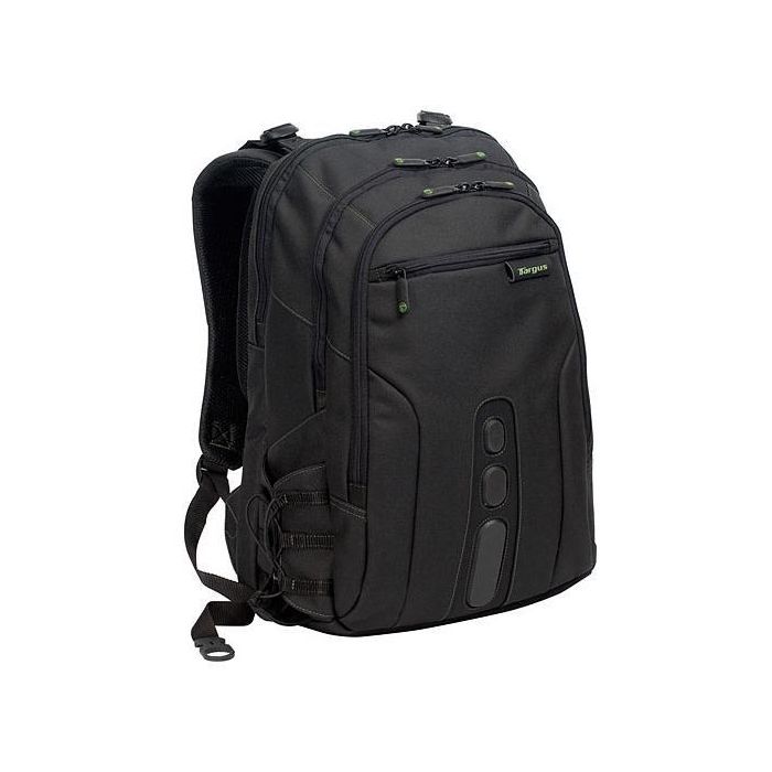 Targus TBB013EU Mochila para portátil 15.6" EcoSpruce Negro, fabricada con materiales reciclados y resistente al agua