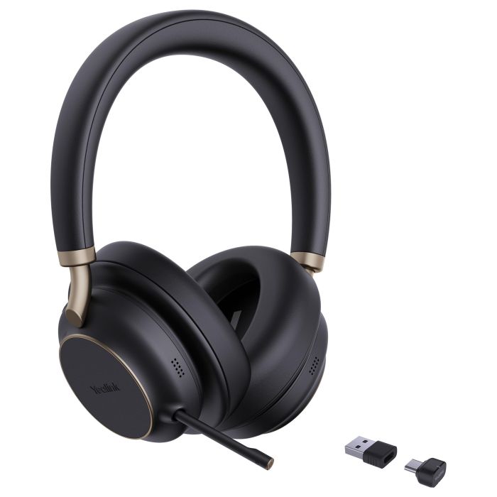 Yealink BH76 Plus Auriculares Bluetooth Teams Negro con Conexión USB-C/A