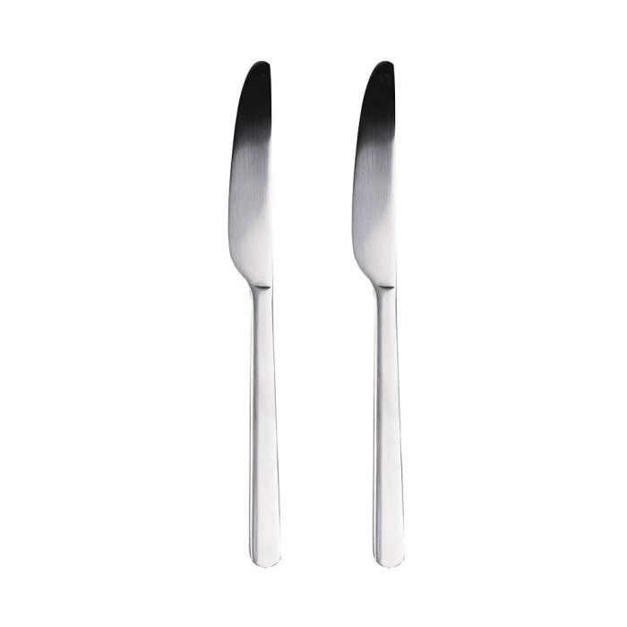San Ignacio Set 2 Cuchillos de Acero Inoxidable Reciclado Brillo Earth Sg-7779 - Ecológico, Mango Soft Touch