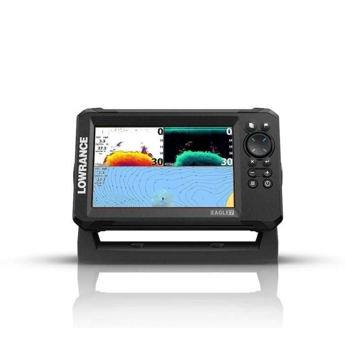 Sonda GPS combinada - LOWRANCE - Eagle 7 - Transductor 83/200 HDI - Pantalla IPS - FishReveal 3