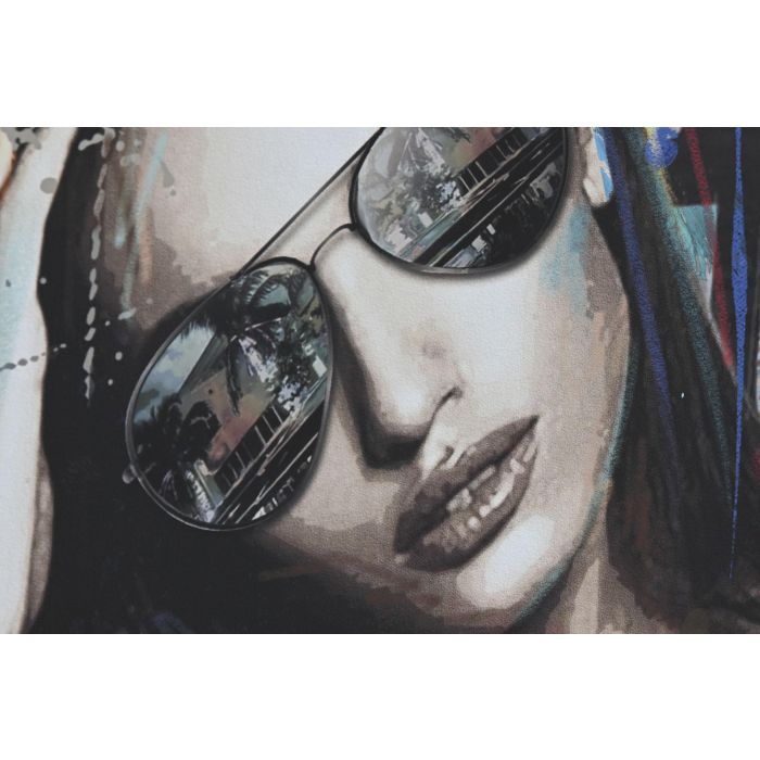 DKD Home Decor Cuadro Moderno Urban Lienzo y PS Negro Multicolor 3.5 x 120 x 80 cm (2 Unidades) 2