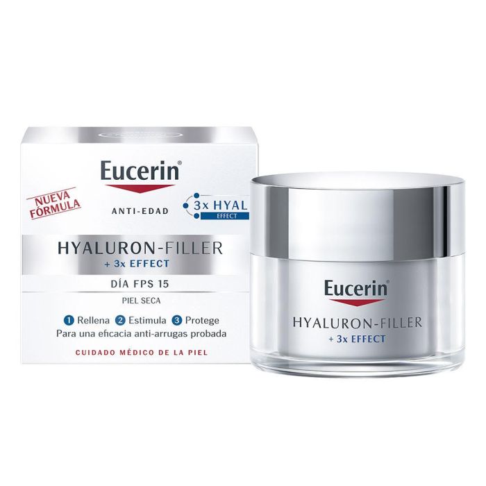 Eucerin HYALURON FILLER Crema de Día para Piel Seca SPF15 50 ml Antiarrugas Antiedad