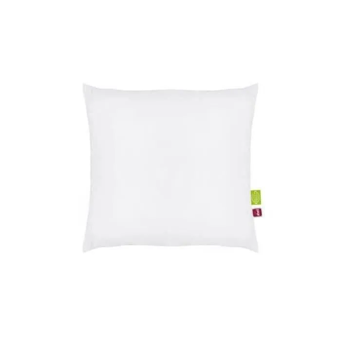 Abeil Juego de 2 Almohadas Orgánicas Comfort 60 x 60 cm Blanco 2