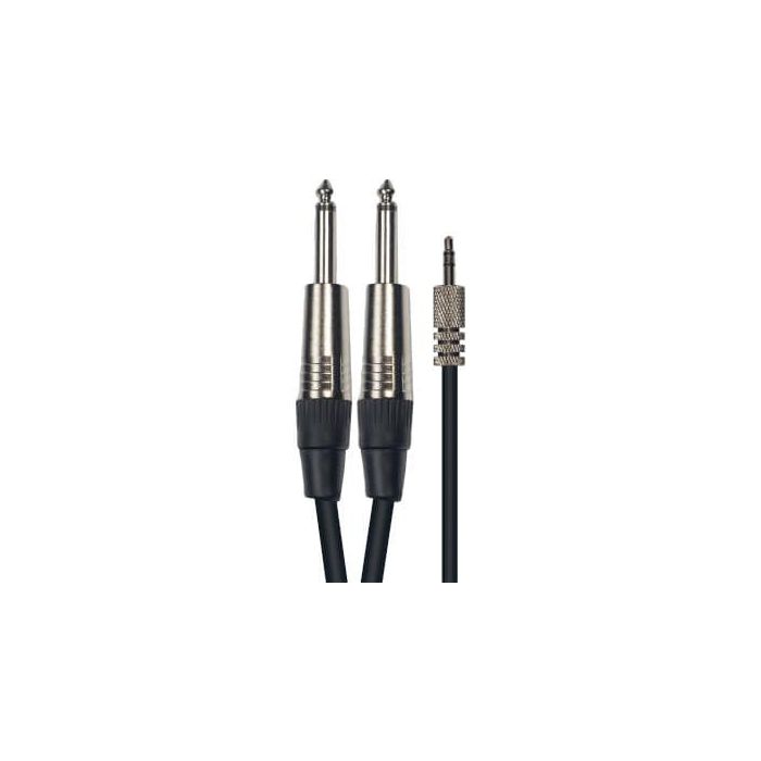 Cable De 3 Metros De Longitud. Mini Jack Stereo Macho A 2 Jacks Mono Macho Cable De 3 Metros De Longitud. Mini Jack Stereo Macho A 2 Jacks Mono Macho