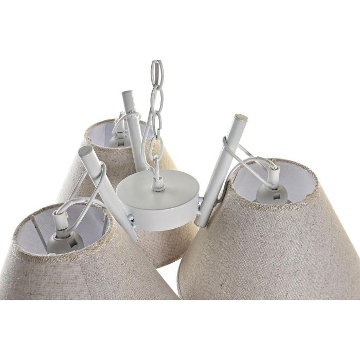Lampara Techo Moderno DKD Home Decor Dorado Blanco 46 x 30 x 50 cm (2 Unidades) 4 Lampara Techo Moderno DKD Home Decor Dorado Blanco 46 x 30 x 50 cm (2 Unidades) 4