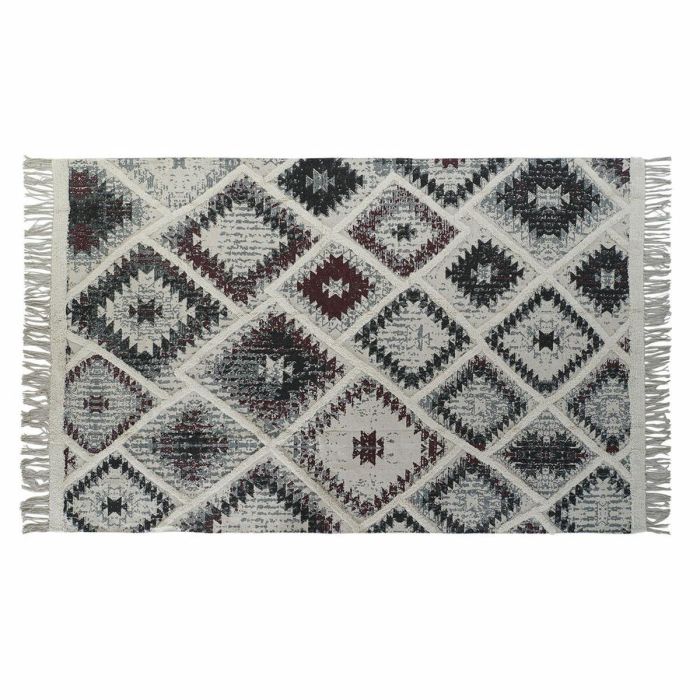 Alfombra Boho DKD Home Decor Blanco Rojo 290 x 1 x 200 cm