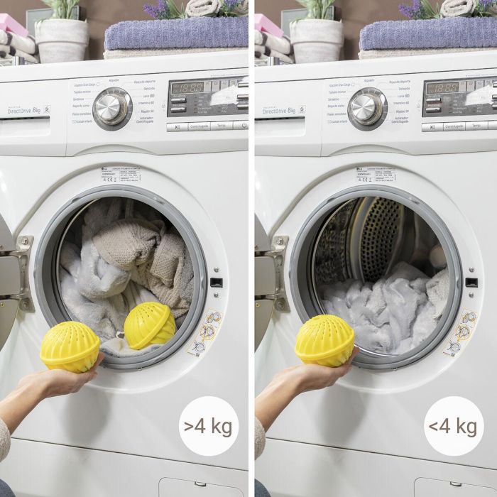Bolas para Lavar la Ropa sin Detergente Delieco InnovaGoods Pack de 2 uds 6 Bolas para Lavar la Ropa sin Detergente Delieco InnovaGoods Pack de 2 uds 6
