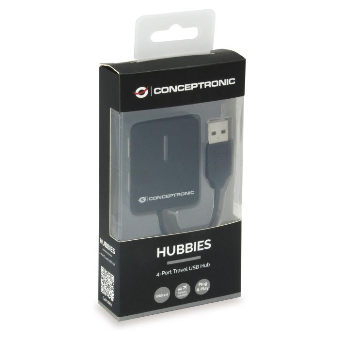 Conceptronic Hub Externo USB 2.0 4 Puertos 480 Mbps 2