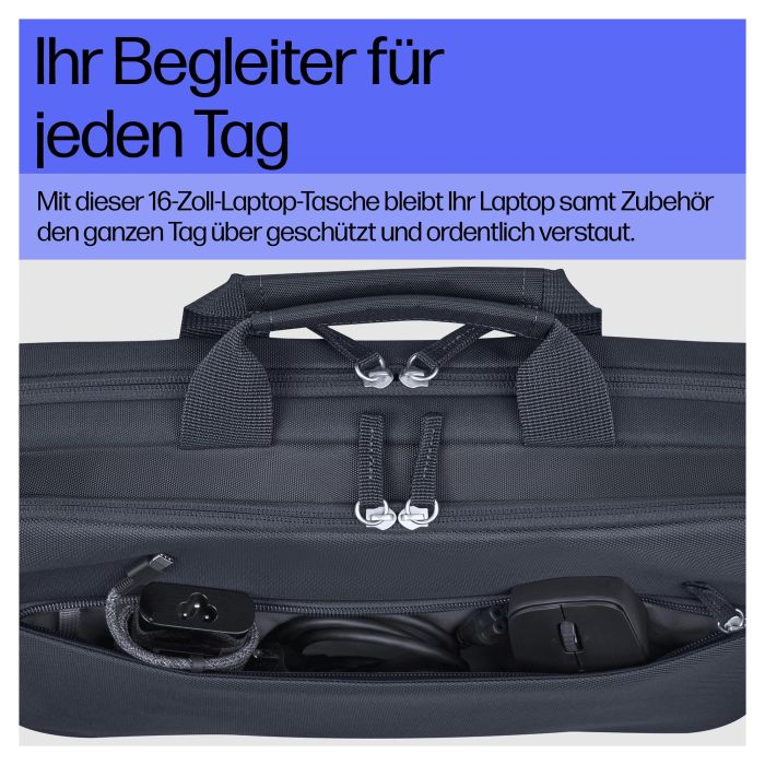 HP Mochila para portátil Everyday de 16 pulgadas, Bandolera, Color Gris Odyssey 10