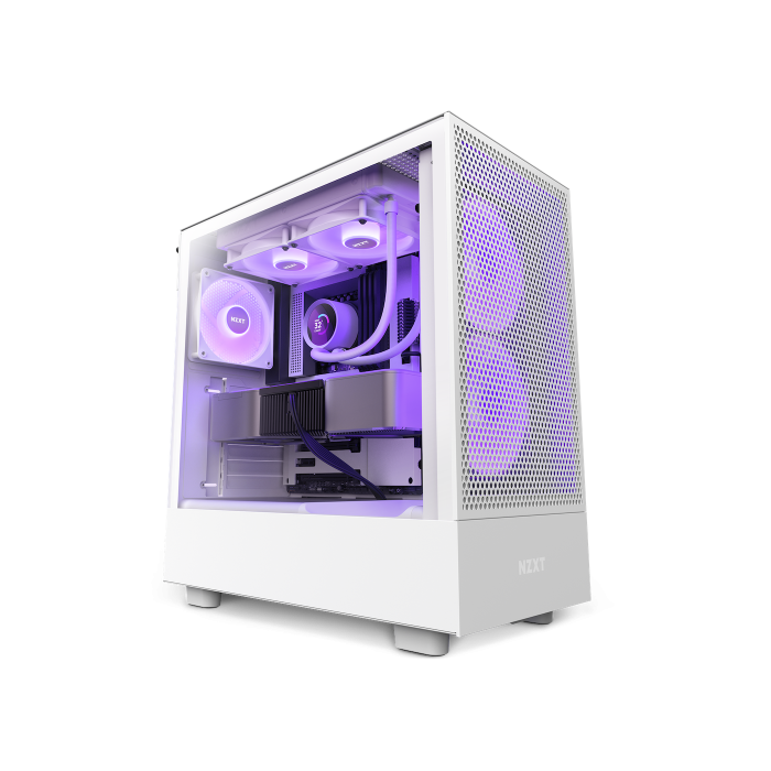 NZXT Kraken 240 RGB Sistema de refrigeración líquida todo en uno, Ventilador 12 cm, Blanco, RL-KR240-W1, Compatible con AMD e Intel 5