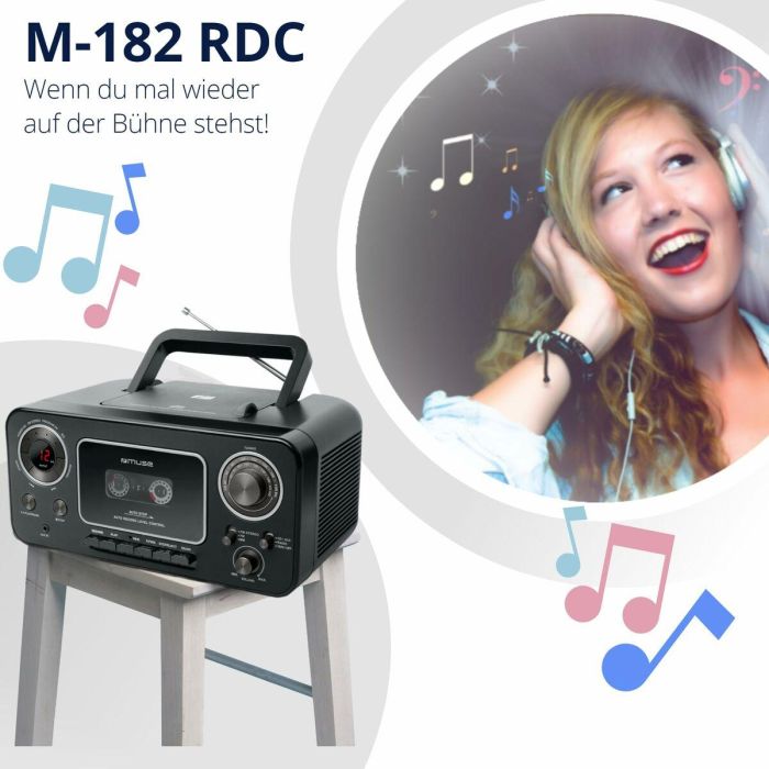 Radio Cassette Muse M-182 RDC 12 Radio Cassette Muse M-182 RDC 12