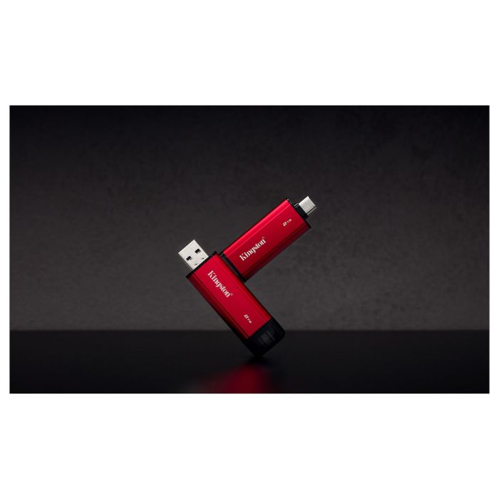 Kingston 2TB SSD Portable Dual USB-A/C Hasta 1050MB/s USB 3.2 Gen 2 Negro Rojo 15