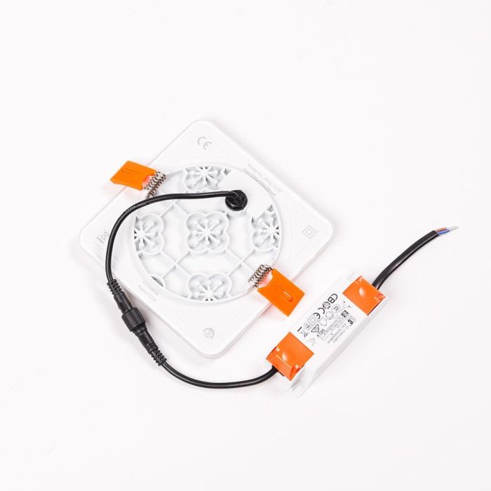Placa LED 11W 883Lm 4000ºK Cuadrado sin Marco 40.000H [LUM-NSDL-S125-W 5 Placa LED 11W 883Lm 4000ºK Cuadrado sin Marco 40.000H [LUM-NSDL-S125-W 5