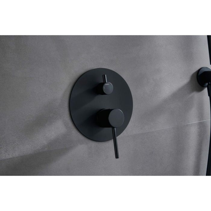 Columna de Ducha Imex MONZA NM GPM039/NG Acero Inoxidable Latón ABS 3 Columna de Ducha Imex MONZA NM GPM039/NG Acero Inoxidable Latón ABS 3