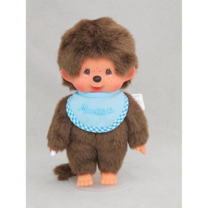 Mono de peluche BANDAI Monchhichi Bib Azul Cielo 20 cm 2 Mono de peluche BANDAI Monchhichi Bib Azul Cielo 20 cm 2