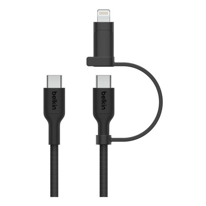 Cable USB Belkin CAC003HQ1.5MBK Negro 1,5 m 2 Cable USB Belkin CAC003HQ1.5MBK Negro 1,5 m 2