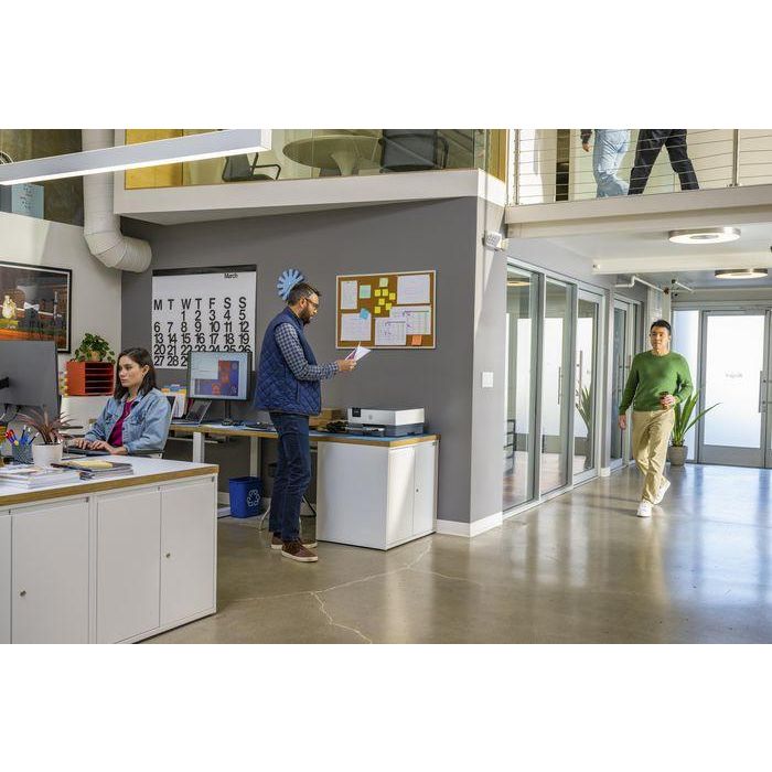 HP OfficeJet Pro 9110b Impresora Profesional de Inyección de Color para Oficinas Distribuidas y Fuerzas Laborales Híbridas