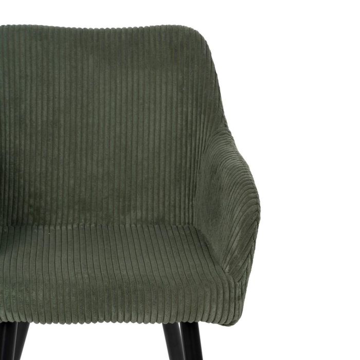 Silla Verde Tejido-Metal Contract 57 X 43 X 83 cm