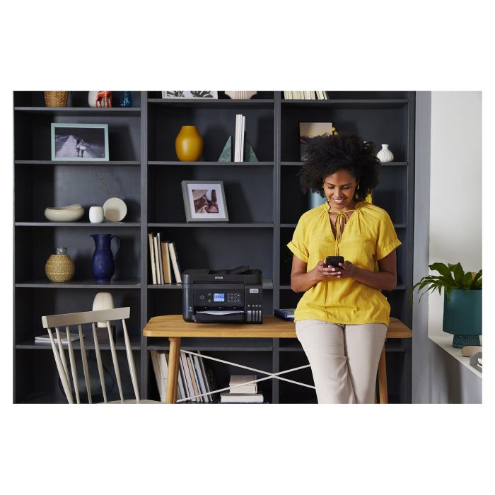 Epson ET-3850 Impresora Multifunción EcoTank 3 en 1, A4, Wi-Fi, ADF, Duplex, Inyección de Tinta, Color, 4800 x 1200 DPI 8 Epson ET-3850 Impresora Multifunción EcoTank 3 en 1, A4, Wi-Fi, ADF, Duplex, Inyección de Tinta, Color, 4800 x 1200 DPI 8