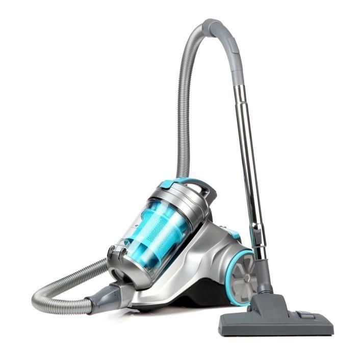 CONTINENTAL EDISON VC800SB Silentium de vacío de recipiente sin bolsa - 800W - 76 dB - A - Azul 2 CONTINENTAL EDISON VC800SB Silentium de vacío de recipiente sin bolsa - 800W - 76 dB - A - Azul 2
