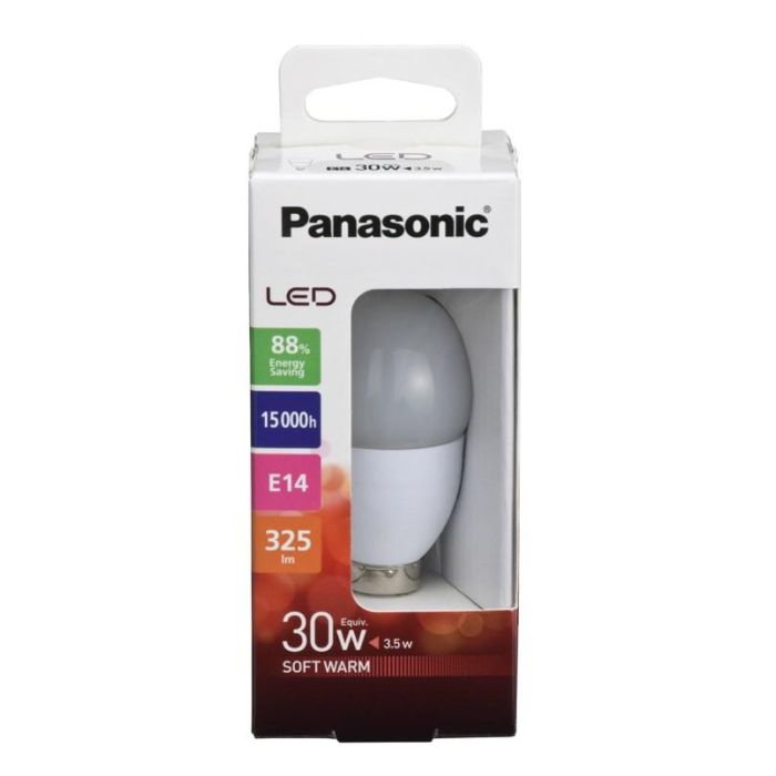 Panasonic-Panalight LDGHV5L27CFE142EP Lámpara LED Esférica Frost E14 3,5W 2700K 180º 2 Panasonic-Panalight LDGHV5L27CFE142EP Lámpara LED Esférica Frost E14 3,5W 2700K 180º 2