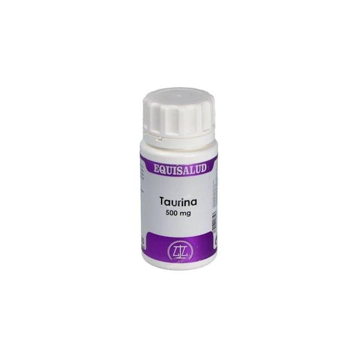 Holomega L-Taurina 50 Cápsulas. Protector Cardiovascular, Detoxificante y Relajante. Apto para Vegetarianos.