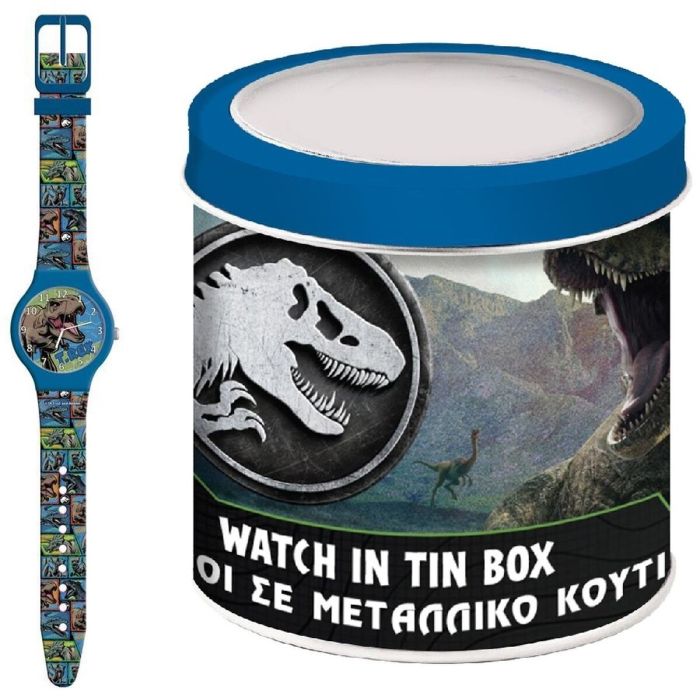 Reloj Infantil Jurassic Park 000570996 - TIN BOX (Ø 33 mm) Reloj Infantil Jurassic Park 000570996 - TIN BOX (Ø 33 mm)