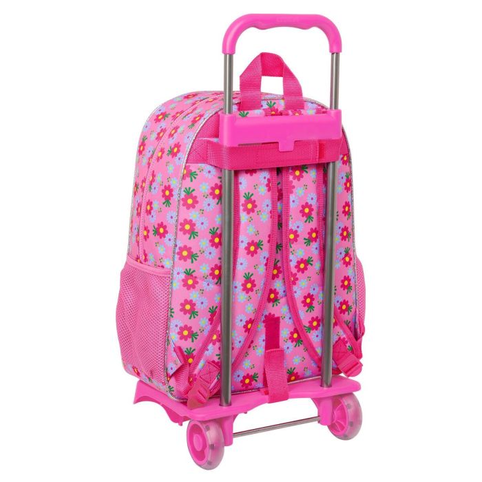 Mochila Escolar con Ruedas Trolls Rosa 33 x 42 x 14 cm 2 Mochila Escolar con Ruedas Trolls Rosa 33 x 42 x 14 cm 2