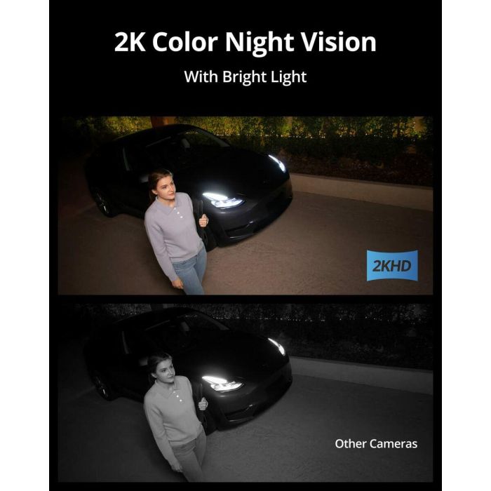 Eufy CAM S100 Cámara de Seguridad IP Exterior 2K 2048x1536 con Luz de Pared 1200 Lúmenes, Activada por Movimiento, Audio 2 Vías, IP65 3 Eufy CAM S100 Cámara de Seguridad IP Exterior 2K 2048x1536 con Luz de Pared 1200 Lúmenes, Activada por Movimiento, Audio 2 Vías, IP65 3