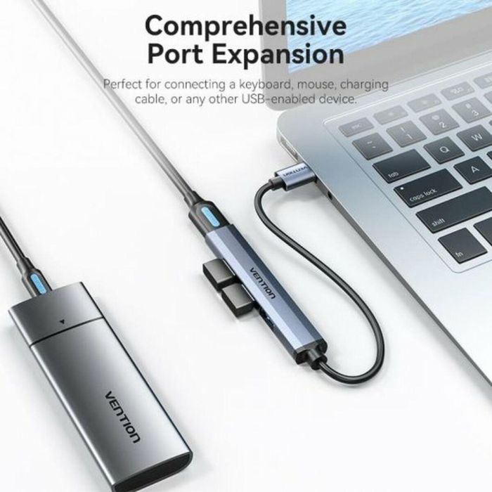 Hub USB Vention CKOHB Gris 2 Hub USB Vention CKOHB Gris 2