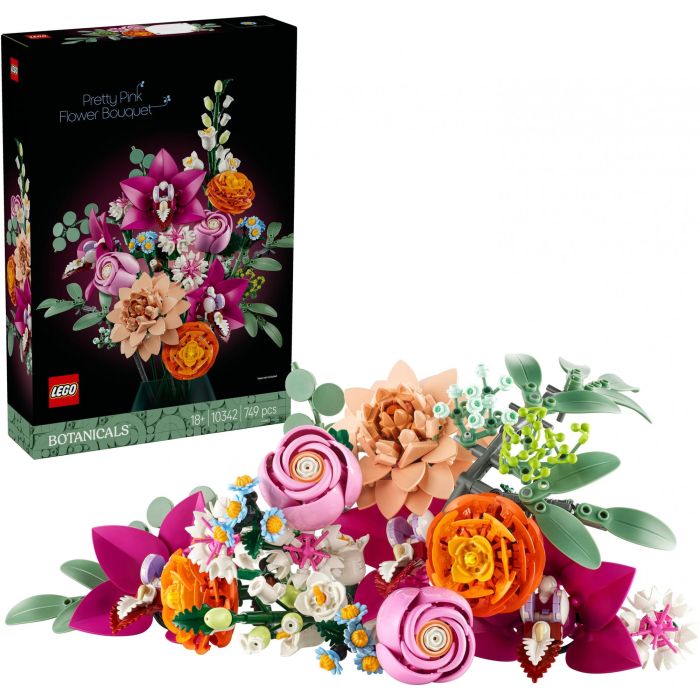 LEGO 10342 Botanicals Hermoso Ramo de Flores Rosadas 13 LEGO 10342 Botanicals Hermoso Ramo de Flores Rosadas 13