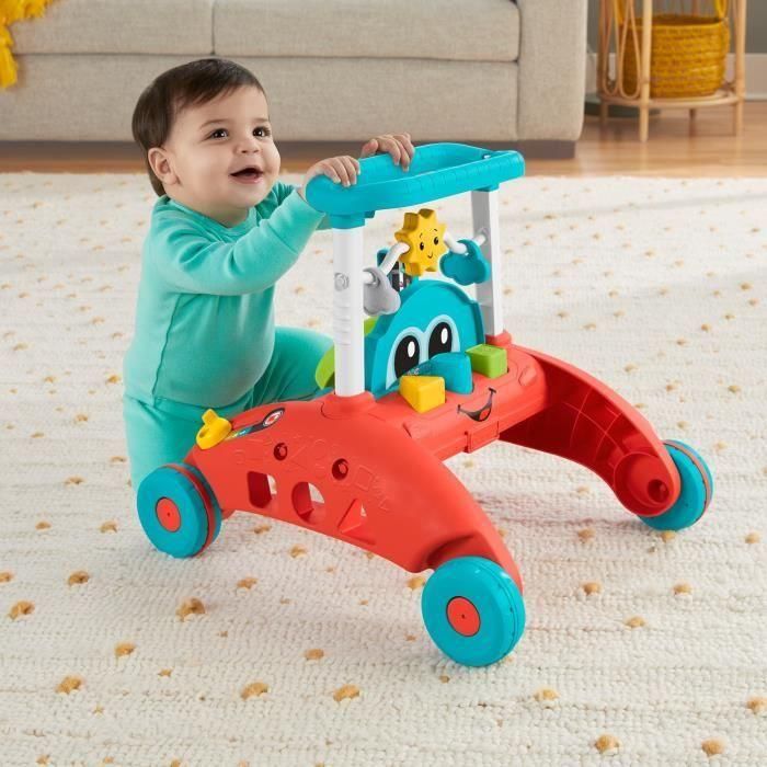 FISHER-PRICE - Andador de actividad evolutiva - juguete de aprendizaje temprano - 6 meses y + 5