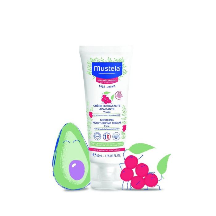 Mustela Crema Facial Hidratante Confort Bebé Piel Sensible Desde 0 Meses 40ml 2