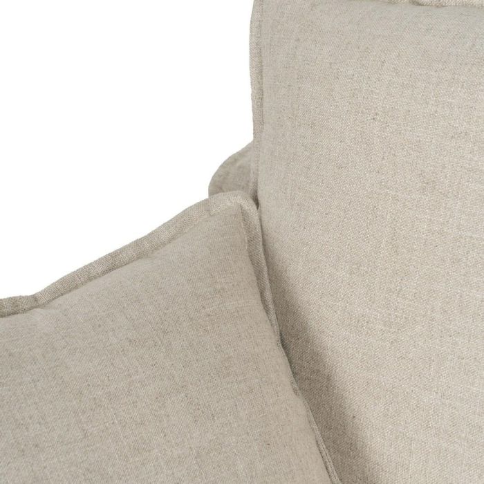 Sofá 4 Plazas Natural Tejido Salón 220 X 100 X 91 cm