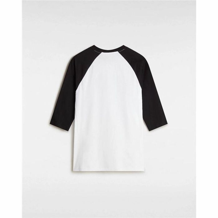 Camiseta Deportiva de Manga Corta Vans Style 76 Raglan Blanco 5